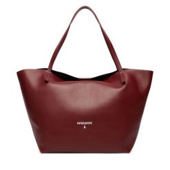 Torebka Patrizia Pepe. Brązowe shopper bag Patrizia Pepe, bez wzorów, bez dodatków. Za 1,289.99 zł.