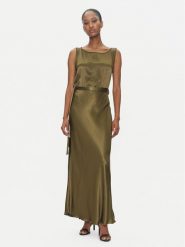 ViCOLO Sukienka wieczorowa TD0766 Khaki Regular Fit. Brązowe sukienki damskie ViCOLO, bez wzorów, z wiskozy, wizytowe, bez ramiączek. Za 279.99 zł.
