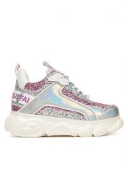 Buffalo Sneakersy Chai CLD 1636604 Biały. Białe obuwie sportowe damskie Buffalo, ze skóry, bez zapięcia. Za 529.99 zł.