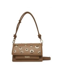 TOUS Torebka Audree Eyelets 2002202943 Brązowy. Brązowe torebki klasyczne damskie tous, ze skóry, bez dodatków. Za 589.99 zł.