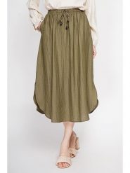 Le Jardin du Lin Spódnica w kolorze khaki rozmiar: 40. Brązowe spódnice damskie Le jardin du lin, bez wzorów, midi. Za 149.95 zł.