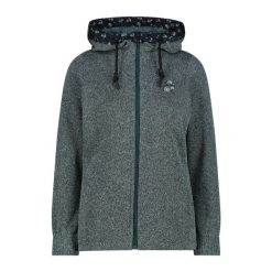 Damska techniczna bluza z kapturem CMP. Zielone bluzy damskie CMP, bez wzorów, z kapturem. Za 346.00 zł.