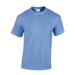 Ciężka Bawełniana Koszulka Unisex Dla Dorosłych. Niebieskie bluzki damskie GILDAN, s, bez wzorów, z bawełny, sportowe, bez kołnierzyka, bez ramiączek. Za 30.99 zł.