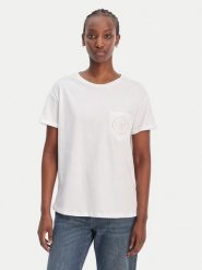 Liu Jo T-Shirt WA6372 JS923 Biały Regular Fit. Białe t-shirty damskie Liu Jo, s, bez wzorów, z bawełny, bez kołnierzyka. Za 299.99 zł.