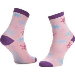 Skarpety Wysokie Dziecięce FREAK FEET - JLSNZ-PBL Różowy. Czerwone skarpetki chłopięce Freak Feet, z bawełny. Za 14.99 zł.