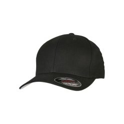 Czapka Flexfit COTTON TWILL. Czarne czapki z daszkiem damskie FLEXFIT, bez wzorów, z bawełny. Za 84.65 zł.