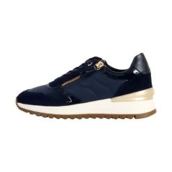 Buty GEOX D DESYA Niebieski. Niebieskie obuwie sportowe casual damskie Geox, z tkaniny. W wyprzedaży za 404.50 zł.