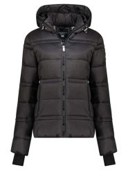 Geographical Norway Kurtka pikowana "Bliss" w kolorze czarnym rozmiar: XXL. Czarne kurtki damskie Geographical Norway, xxl, bez wzorów, bez kaptura. Za 279.78 zł.