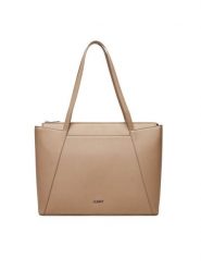 JENNY Torebka C-JEN-H-001-08 Beżowy. Brązowe shopper bag Jenny, bez wzorów, z materiału, bez dodatków. Za 149.99 zł.