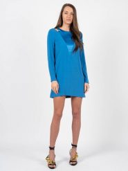 Patrizia Pepe Sukienka | 8A0691/AD83 | Kobieta | Niebieski. Niebieskie sukienki damskie Patrizia Pepe, bez wzorów, z elastanu, bez ramiączek. W wyprzedaży za 379.00 zł.