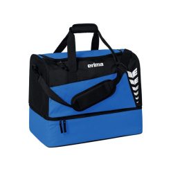 Torba sportowa z dolną przegrodą Erima Six Wings. Czarne torby sportowe Erima, bez wzorów. Za 148.50 zł.