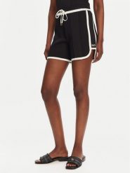 Liu Jo Sport Szorty materiałowe TA5095 MS022 Czarny Regular Fit. Czarne szorty damskie Liu Jo Sport, bez wzorów, z materiału. Za 339.99 zł.