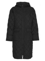 MOSS COPENHAGEN Płaszcz pikowany "Nichella" w kolorze czarnym rozmiar: XS/S. Czarne płaszcze damskie Moss Copenhagen, s, bez wzorów, bez kaptura. Za 354.10 zł.