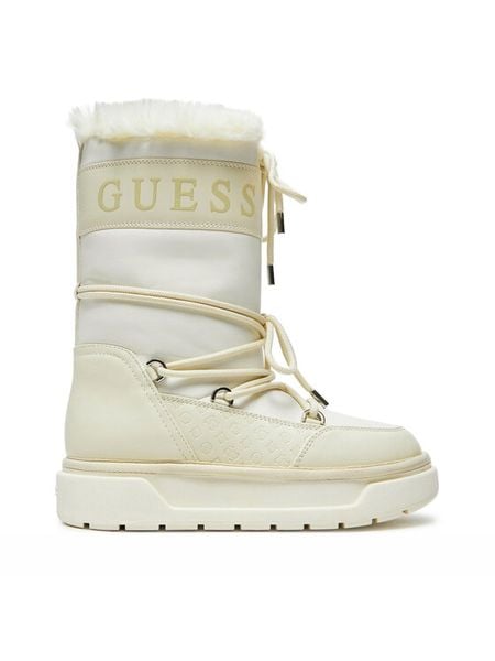 Guess Śniegowce Undelo FLFUEL ELE11 Beżowy. Brązowe śniegowce damskie Guess, z materiału. Za 879.99 zł.