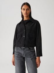 OPUS Kurtka koszulowa w kolorze czarnym rozmiar: 40. Czarne kurtki damskie Opus, bez wzorów, bez kaptura. Za 312.58 zł.