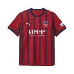 Młodzieżowa koszulka domowa FC Heidenheim 25/26 PUMA Red Team Regal. Czerwona bluzki damskie Puma, l, bez wzorów, młodzieżowe, bez kołnierzyka, bez ramiączek. Za 289.00 zł.