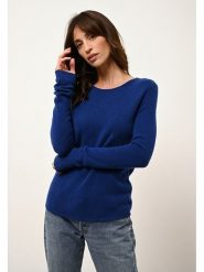 Just Cashmere Kaszmirowy sweter "Joyce" w kolorze niebieskim rozmiar: S. Niebieskie swetry klasyczne damskie Just Cashmere, s, z kaszmiru, bez kołnierzyka. Za 456.99 zł.