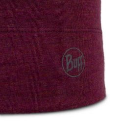 Czapka z wełny merino midweight. Czerwone czapki damskie Buff, na jesień, bez wzorów, z materiału. Za 149.99 zł.