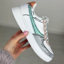 Białe sportowe buty damskie Vinceza 8785 Mix. Białe obuwie sportowe casual damskie VINCEZA, ze skóry, bez zapięcia. Za 149.00 zł.