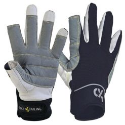 Rękawice Żeglarskie Offshore C4S. Czarne rękawiczki damskie CRAZY4SAILING, bez wzorów. Za 116.60 zł.
