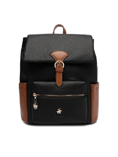 Beverly Hills Polo Club Plecak CEO-BHPC-C-002-08 Czarny. Czarne plecaki Beverly Hills Polo Club, bez wzorów, z materiału. Za 199.99 zł.