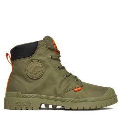 Trapery Palladium. Zielone trapery damskie Palladium, bez zapięcia. Za 359.99 zł.