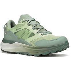 Buty trekkingowe damskie Tecnica Agate S Gtx. Czerwone obuwie trekkingowe damskie TECNICA, z materiału, bez zapięcia. Za 611.21 zł.