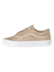 Vans Skórzane sneakersy "Old Skool" w kolorze jasnobrązowym rozmiar: 40. Brązowe obuwie sportowe damskie Vans, bez zapięcia. Za 149.66 zł.