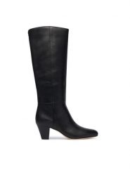 LAUREN RALPH LAUREN Kozaki Emrsyn Tl Hl Bo Tal 802P15714001 Czarny. Czarne kozaki damskie Lauren Ralph Lauren, ze skóry, bez obcasa, na słupku, bez zapięcia. Za 1,499.00 zł.