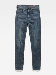 G-Star Dżinsy - Skinny fit - w kolorze niebieskim rozmiar: W26/L30. Niebieskie jeansy damskie G-Star, z podwyższonym stanem. Za 188.85 zł.