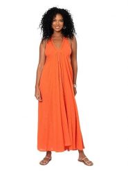 Aller Simplement Sukienka w kolorze pomarańczowym rozmiar: 34-40. Pomarańczowe sukienki damskie Aller Simplement, bez wzorów, z bawełny, bez ramiączek. Za 86.99 zł.