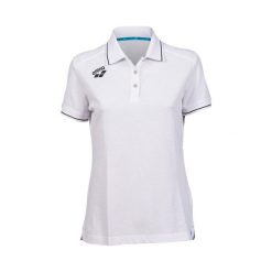 Koszulka polo damska Arena Team Polo shirt Solid Cotton. Białe bluzki damskie Arena, xs, bez wzorów, z bawełny, bez kołnierzyka, bez ramiączek. Za 169.99 zł.
