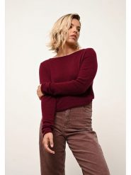 Just Cashmere Kaszmirowy sweter "Grace" w kolorze bordowym rozmiar: M. Czerwone swetry klasyczne damskie Just Cashmere, m, z kaszmiru, bez kołnierzyka. Za 247.11 zł.