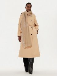 Weekend Max Mara Szal Flores 2515541064600 Brązowy. Brązowe szaliki damskie Weekend Max Mara, bez wzorów, z materiału. Za 469.99 zł.