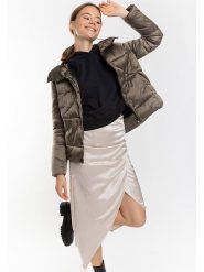 Northwood Kurtka zimowa "Daisy" w kolorze khaki rozmiar: L. Brązowe kurtki damskie Northwood, na zimę, l, bez wzorów, z puchu, bez kaptura. Za 154.79 zł.