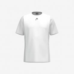 CLUB 25 Tech T-Shirt Boys. Niebieskie t-shirty damskie Head, bez wzorów, z meshu, bez kołnierzyka. W wyprzedaży za 135.00 zł.