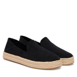 Espadryle Toms. Czarne espadryle damskie TOMS, bez wzorów, bez obcasa. Za 349.99 zł.