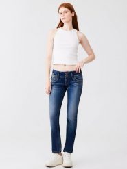 LTB Dżinsy - Slim fit - w kolorze granatowym rozmiar: W32/L30. Niebieskie jeansy damskie LTB. Za 162.49 zł.
