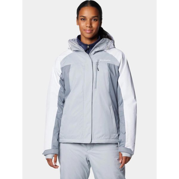 Kurtka Damska Columbia Snowy Summit. Białe kurtki sportowe damskie Columbia, na zimę, l, bez wzorów, bez kaptura. W wyprzedaży za 849.15 zł.