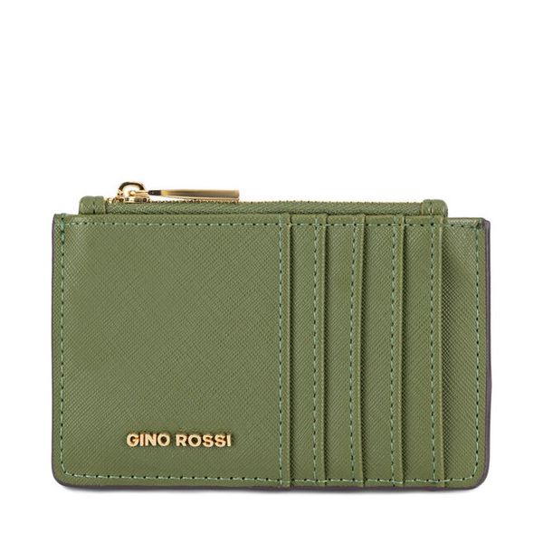 Portfel GINO ROSSI. Zielone portfele damskie Gino Rossi, bez wzorów. Za 49.99 zł.