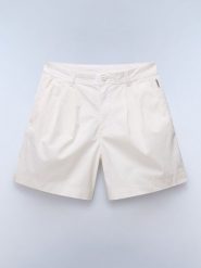 NAPAPIJRY Szorty "Nara" w kolorze kremowym rozmiar: W32. Białe szorty damskie NAPAPIJRY, bez wzorów, z bawełny. Za 202.98 zł.