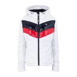 Kurtka narciarska damska Fila Open Box. Białe kurtki damskie Fila, na zimę, s, bez wzorów, z poliesteru, bez kaptura. Za 564.00 zł.