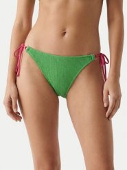 Banana Moon Dół od bikini Lenka Scrunchym JAA47 Zielony. Zielone bikini Banana Moon, bez wzorów, z syntetyku. Za 169.99 zł.