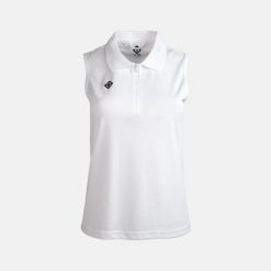 Koszulka techniczna ACAY W V3: wygoda, oddychalność i szybkie schnięcie. Białe bluzki damskie Izas, m, bez wzorów, bez kołnierzyka, bez ramiączek. W wyprzedaży za 160.83 zł.