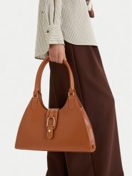 Beverly Hills Polo Club Torebka CEO-BHPC-C-012-09 Brązowy. Brązowe torebki klasyczne damskie Beverly Hills Polo Club, z materiału, bez dodatków. Za 249.99 zł.