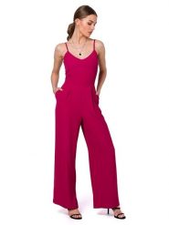 Stylove Kombinezon w kolorze różowym rozmiar: XL. Różowe kombinezony damskie Stylove, xl, bez wzorów, bez kołnierzyka, bez ramiączek. Za 264.15 zł.