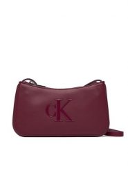 Calvin Klein Torebka Bold Ck Mini Bag LV04F1125G Różowy. Czerwone torebki klasyczne damskie Calvin Klein, ze skóry, bez dodatków. Za 289.99 zł.