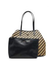 Guess Torebka HWWS93 18290 Beżowy. Brązowe shopper bag Guess, z aplikacjami, z materiału, bez dodatków. Za 399.99 zł.