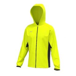 Bluza damska z kapturem Mizuno. Żółte bluzy damskie Mizuno, l, bez wzorów, z materiału, z kapturem. Za 275.55 zł.