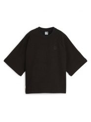 Puma Koszulka "Infuse" w kolorze czarnym rozmiar: L. Czarne koszulki damskie Puma, l, bez wzorów, bez kołnierzyka, bez ramiączek. Za 96.37 zł.